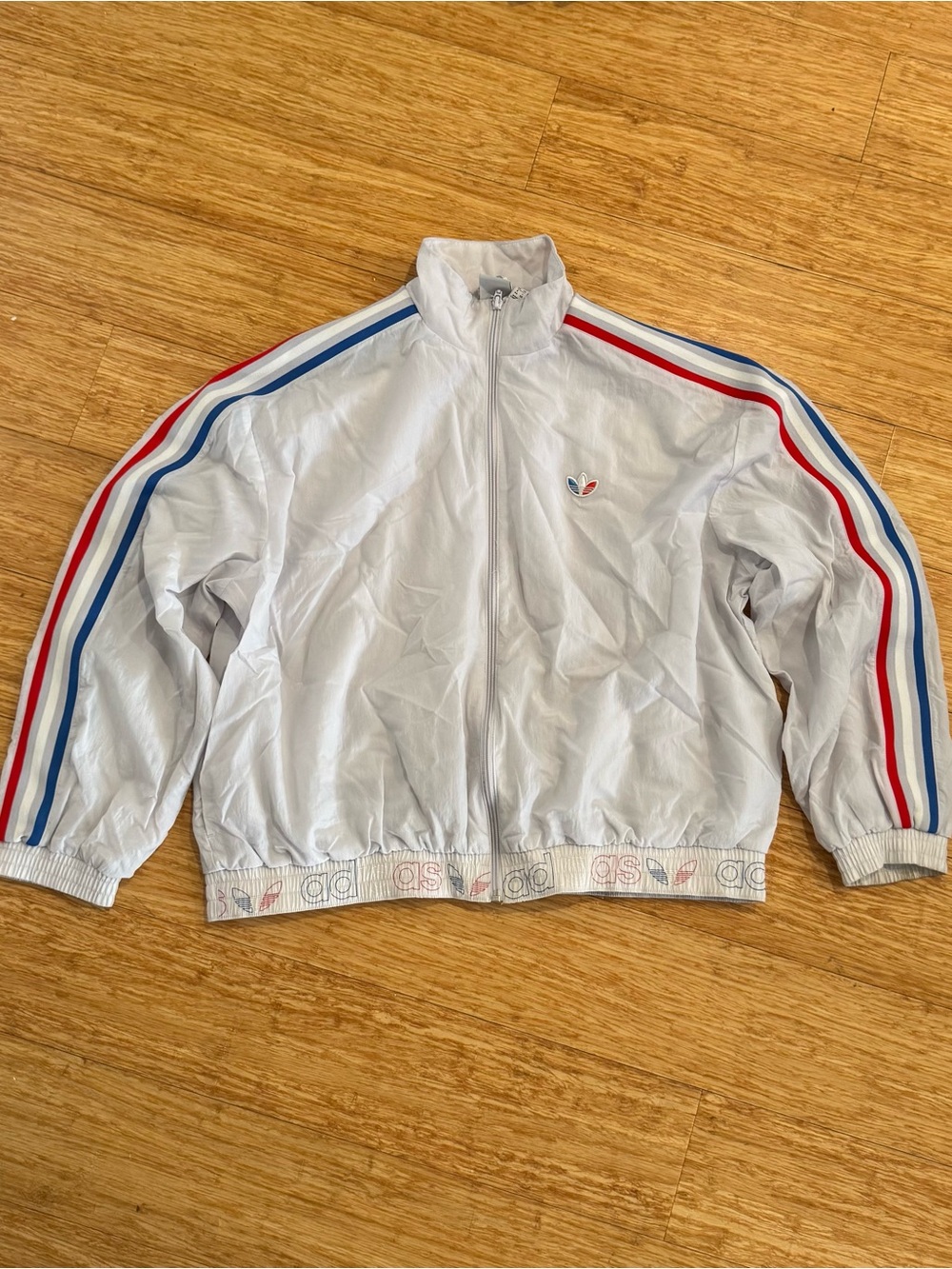 Adidas Tricolor Japona track jacket zip up white red blue